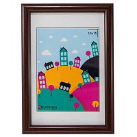 Фоторамка пластик 10*15см Радуга бобер/венге,ширина багета-12мм