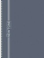 Тетрадь 80л. (клетка) А4 ХАТ спираль Premium "Newtone Pastel Серый агат" 05060 софт-тач,перф.