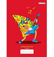 Тетрадь для нот 24л. А4 ЭКСМО "Пицца рок" ТН24225 мел.карт.