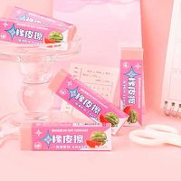 Ластик Inmorning "Watermelon scented" LA MK-8731 ПВХ,7,5*2*1,1см,аромат.(арбуз),карт.держ.