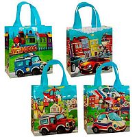 Пакет подар. нетканый ПГС 22*23*11см "Транспорт" Тсш68
