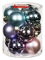 Игрушка ел. ФЕНИКС "Шары мультиколор" 92665 (12шт),стекл.,4*4*4см