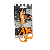 Ножницы детск. 13,5см BV "Funcut. Машина" 60-0023/03 безопасные лезвия,возврат.мех.
