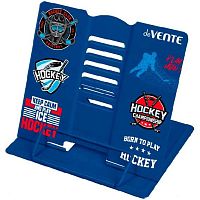 Подставка для книг deVENTE "Hockey" 8063416 металл.,синяя,15,4*15,2см
