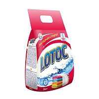 Стиральный порошок  3кг НЗБХ LOTOC автомат+ручная стирка,п/эт 654