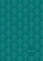 Ежедневник н/д А5 168л. АППЛИКА тв.обл. "Изумрудный" С9038-04 вырубной блок