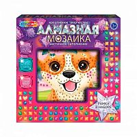 Мозаика алмазная MULTIART "Корги с цветами" AM15X15-123963 15*15см,к/к