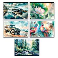 Альбом для рис.32л. SVETOCH "Живые сюжеты" А256 (01704) на скобе,асс.