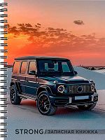 Записная книжка А5  80л. Проф-Пресс спираль "Авто-12" 80-9076 тв.обл.,глянц.лам.