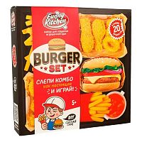 Набор Лизун Волшебный мир "Лаборатория Slime. Funny Kitchen Burger set (5+)" SS500-40215