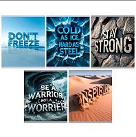 Тетрадь 48л. (клетка) ЭКСМО "Сила слова" ТК489632 мел.карт.,асс.