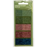 Набор самокл. этикеток-закладок deVENTE 50*20мм,5цв.*20л. "sigNATURE" 2011503 пластик.