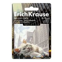 Кл.бумага д/заметок 75*75мм EK  50л. "Big City Cats" 63183 асс.