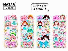 Наклейки декор. MAZARI "Наряди куклу" M-20436 9,5*23,5см,асс.,ОПП-уп.