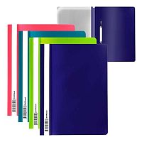 Скоросшиватель пластиковый А4 EK "Soft Reef" 62954 софт-тач,асс.,180мкм