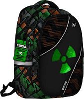 Рюкзак КанцБиз Seventeen "Радиация" SKJB-UTJ-441F эргоном.,светящийся,40*30*16см