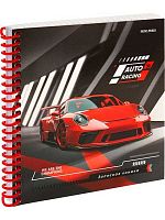 Записная книжка А6  80л. Проф-Пресс спираль "Шикарная машина-3" 80-3701