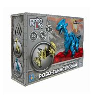 Конструктор 1TOY РобоЛайф "Робо-танистрофей" Т19097 бежевый,(55дет.),движение,звук,эффекты