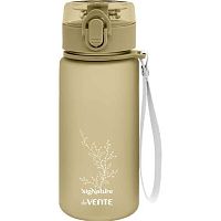 Бутылка пластик. 400мл deVENTE 8090550 оливковая,мат.,с диффузором,текстил.петл.