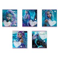 Тетрадь 24л. (клетка) EK "Aquamarine" 64846 выб.уф-лак,глитт.,асс.
