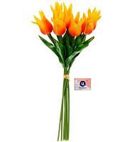 Цветы искусственные Natur "Тюльпаны жёлтые" 37см (7шт) 993-0919