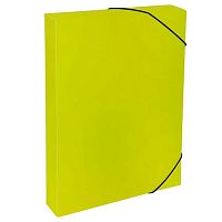 Короб архивный А4  50мм Expert Complete "Prisma neon" ЕС240441009 жёлтый,3Dэф.,пласт.,рез.,700мкм