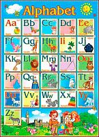 0.0-02-120 Плакат А2 "Английский алфавит" (МО)