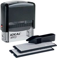 Штамп самонаб. Trodat IDEAL 4913 (168227) 5стр. 58*22мм,чёрный,2кассы
