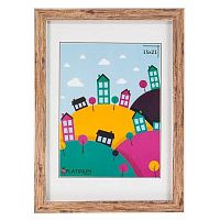 Фоторамка пластик 15*21см Акварель прованс с ножкой,ширина багета-14мм