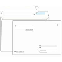 Конверт 229*324мм С4 КУДА-КОМУ EcoPost стрип,80г/м2,печать1+0 (3590)