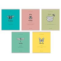 Тетрадь 48л. (клетка) ПЗБФ Премиум "Насекомые шутят" 023249 мат.лам.,асс.