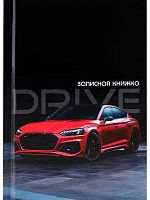 Записная книжка А7  64л. Проф-Пресс "Красный автомобиль-7" ЗК64-0789 тв.обл.,глянц.лам.