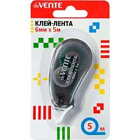 Клей-лента  6мм*5м deVENTE 4162506 п/прозр.корп.,фронт.апплик.,колпачок