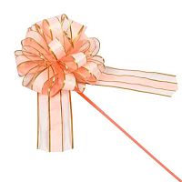 Бант-Шар 64мм КОКОС 242718 розовый/золото