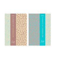 Блокнот А5  40л. ХАТ Premium склейка "Rissoto" клетка,мел.,мат.лам.,жёстк.подл.