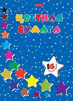Бумага цв. А4 16л.16цв. ХАТ "Танец звёзд" 36018 газетная,на скобе 094759