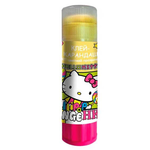 Клей-карандаш 15гр. CENTRUM "Hello Kitty" 75666 ПВП основа,цветной Клей-карандаш 15гр. CENTRUM "Hello Kitty" 75666 ПВП основа,цветной