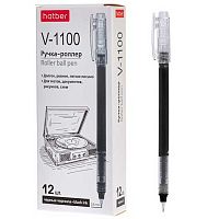 Ручка-роллер ХАТ "V-1100" RP_085064 чёрная,0,5мм