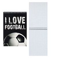 Блокнот А5  60л. КОКОС спираль "Football monochrome" 241667 клетка,мягк.обл.