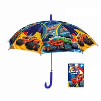 Зонт п/автомат детский ИГРАЕМ ВМЕСТЕ "Гонки бигфутов" UM45-FBLAZE ткань,длина спиц-45см