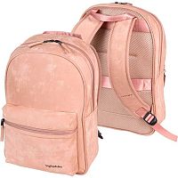Рюкзак подростковый deVENTE "sigNATURE" 7032606 пудровый,текстур.кож.зам.,40*28*12см