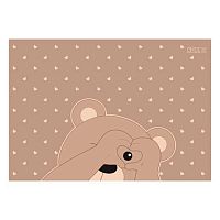 Клеёнка д/труда КОКОС 50*70см "Мишка" 260584 ПВХ,120мкм