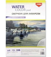 Скетчбук А4  15л. INTELLIGENT DD-220 акварел.бум.,среднезернистая,300гр/м