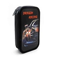 Пенал 3отд. 190*105 ПЧЕЛКА ПО-110 "Dragon Racing" больш.,ткан.торец