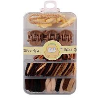 Набор д/волос КОКОС "Wei Ya" 251922 (крабики+резинки,набор 83шт),асс.