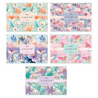 Альбом для рис.32л. ХАТ "Flora" лам.soft-touch,на скобе,асс.