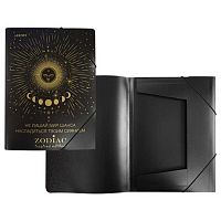 Папка на резинке А4 deVENTE "Zodiac" 3070309 тисн.фольг.,3 клап.,400мкм