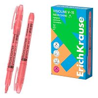 Маркер текст. EK Visioline V-15 "Neon Shine" 63547 розовый,скош.,0,6-3,5мм