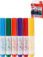 Фломастеры JUMBO  6цв. Проф-Пресс ФЛ-4463 смываемые