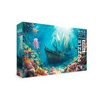 Пазлы 1000 ФРЕЯ "Затонувший парусник" PZL-1000/76